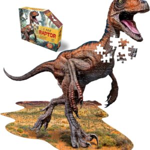 Velociraptor "I Am Raptor" 100 Piece Puzzle (31"x33")
